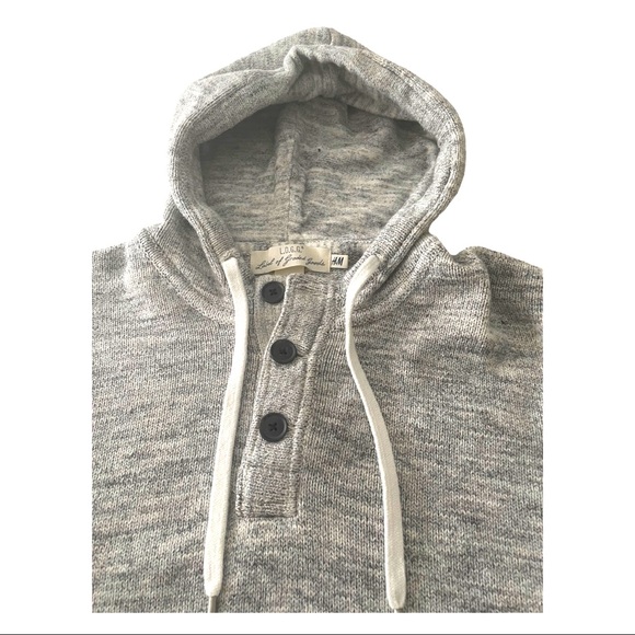 H&M L.O.G.G. Fine Knit Sweater • Men’s Size Large • Grey • Great Condition - Picture 3 of 4